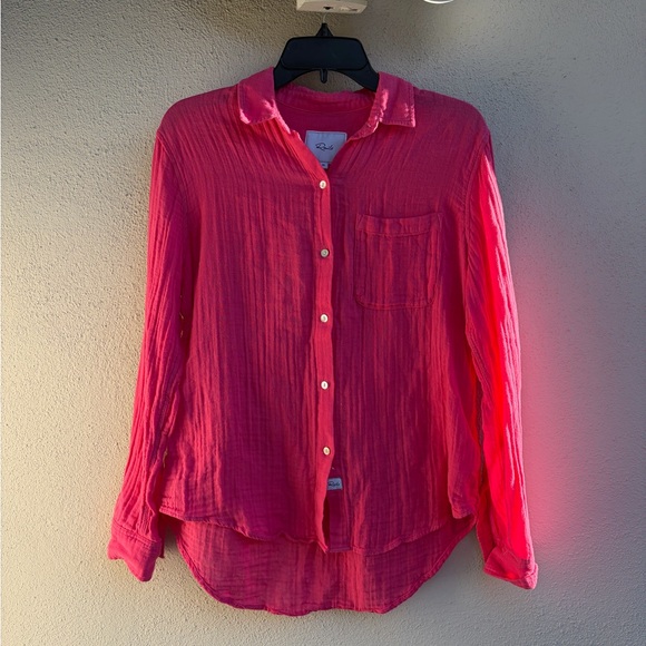 Rails Ellis Shirt Hibiscus XS - Picture 8 of 15